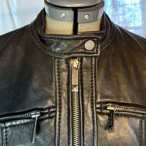 Michael Kors Biker leather Jacket.
